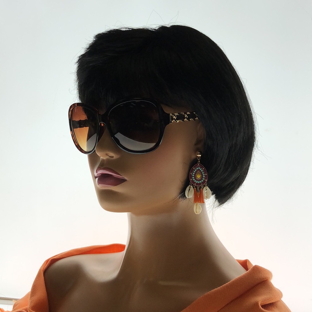 Oleg Cassini Big Round Tortoise Shell Medium Arm … - image 1